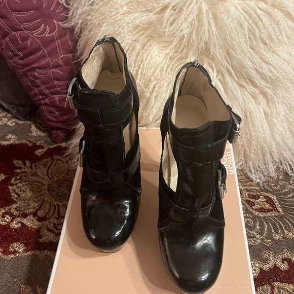 Michael Kors patent leather platform heels. Buckles and ankle height. 
Size 7M - Picture 10 of 16